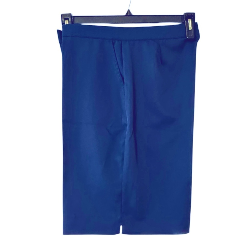 Coral Bay Golf 🏌️Swing‎ Stretch WoMen's Navy Flat Front Shorts Sz 12 EUC